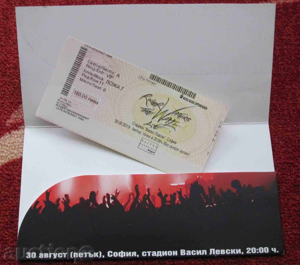 Pink Floyd Ticket Concert Roger Waters Music