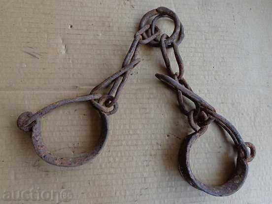 Hand forged beads, pangs, chains, handcuffs - 6