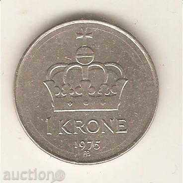 + Norway 1 kr. 1975