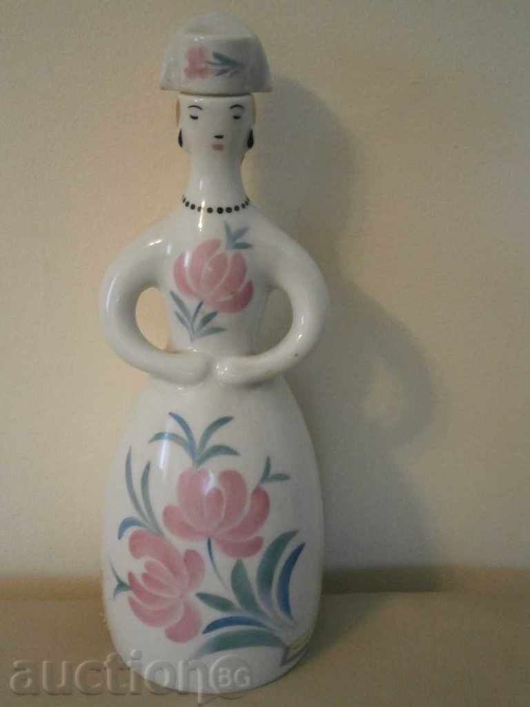 Delivery of Decorative porcelain bottle in the shape of a girl from the USSR Delivery of Decorative porcelain bottle in the shape of a girl from the USSR