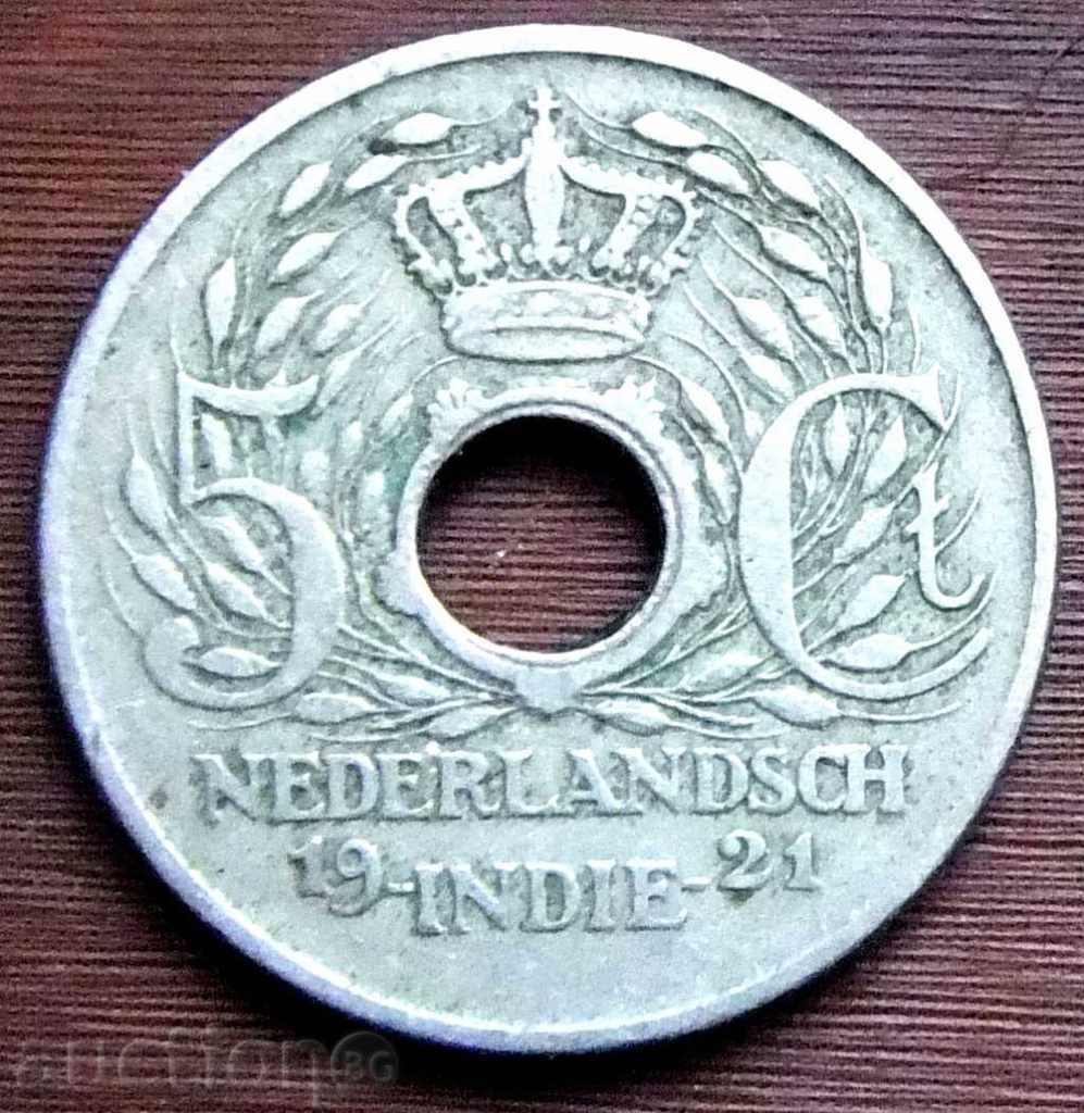 Холандска Индия 5 сент.1921