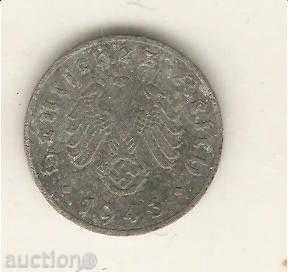 Germany 1 Reichstag 1943 F with price 1.90 BGN | € 0.97 Germany 1 Reichstag 1943 F with price 1.90 BGN | € 0.97