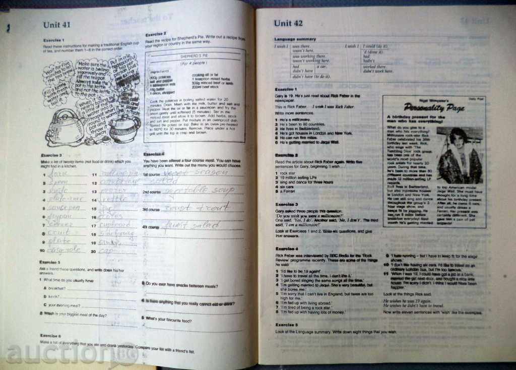 Auction  STREAMLINE ENGLISH textbook 3 DESTINATION