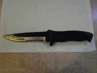 Rambo knife with rubber chucks