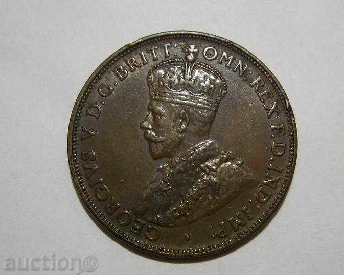 Αυστραλία 1 σεντ 1920 υψηλής ποιότητας των κερμάτων με τιμή 140.00 BGN | € 71.58 Αυστραλία 1 σεντ 1920 υψηλής ποιότητας των κερμάτων με τιμή 140.00 BGN | € 71.58