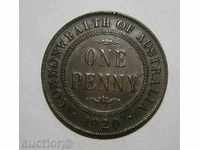 Australia 1 ban 1920 moneda de înaltă calitate