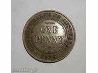 Австралия 1 пени 1915 Н отлична монета AU