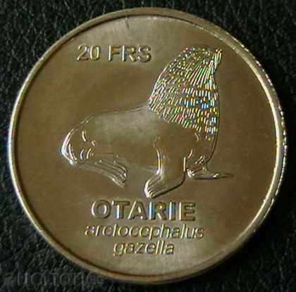 20 франка 2011, Кергелен(Френски Антарктически Територии)