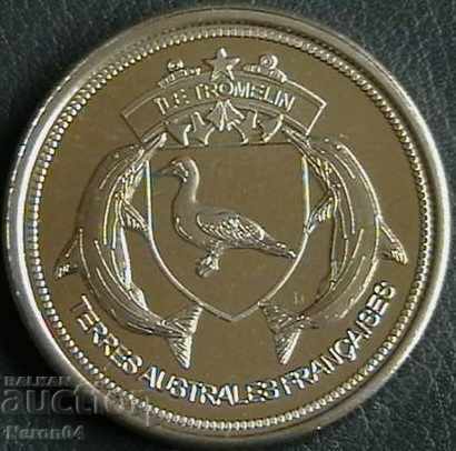 100 francs 2015, Trommelin (French Antarctic Territories) with price 24.99 BGN | € 12.78 100 francs 2015, Trommelin (French Antarctic Territories) with price 24.99 BGN | € 12.78