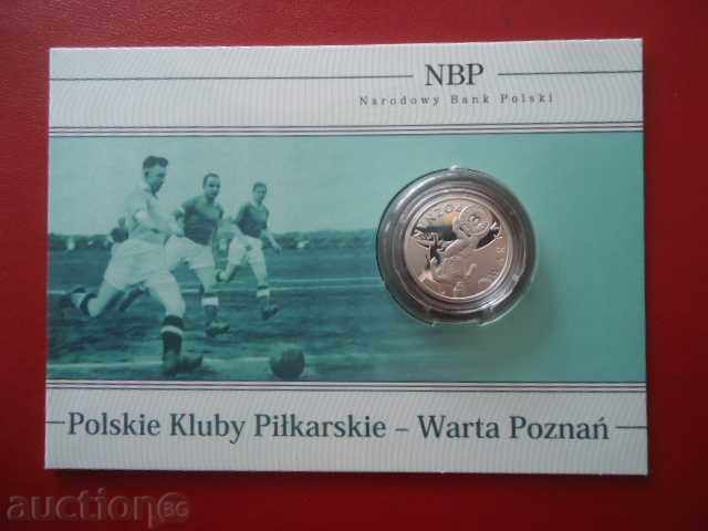 5 PLN 2013 club de fotbal Warta Poznan argint