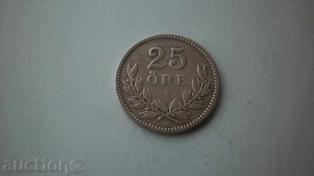 Швеция 25 Öre 1910