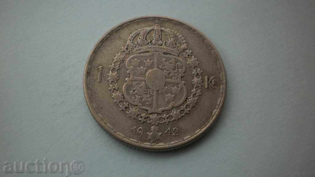 Sweden 1 Krona 1942
