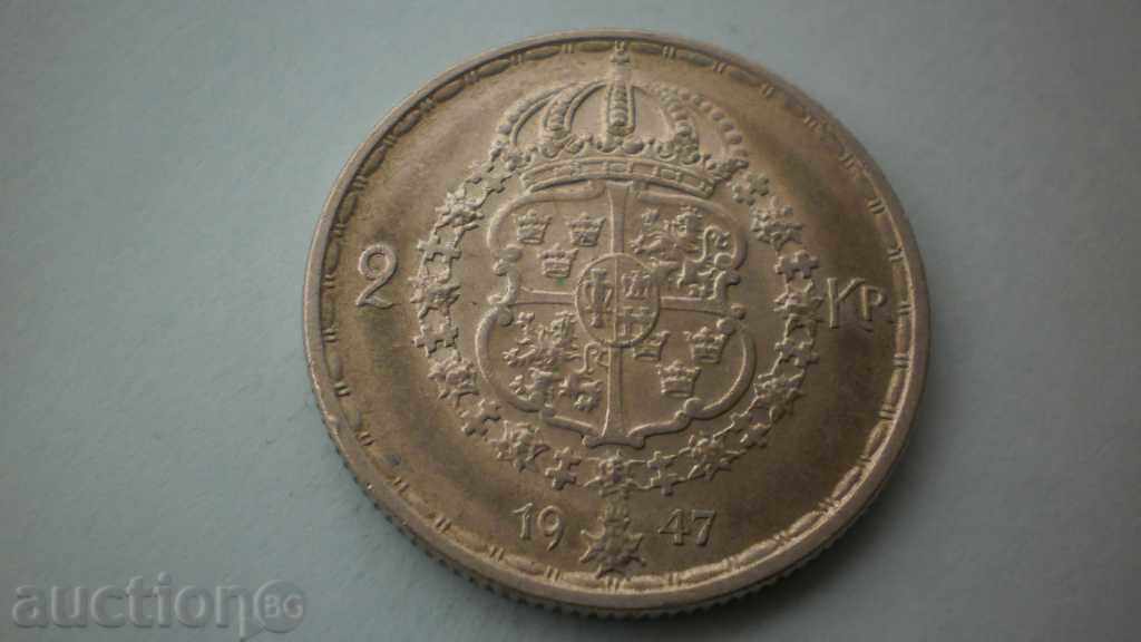 Швеция 2 Kronor 1947