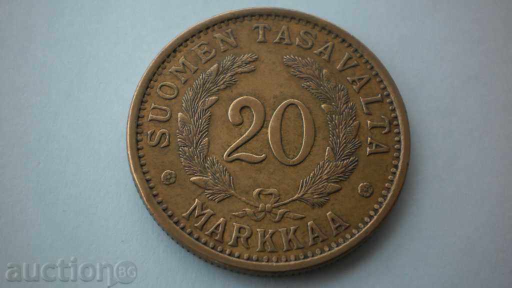 Финландия 20 MARKKAA 1939 S