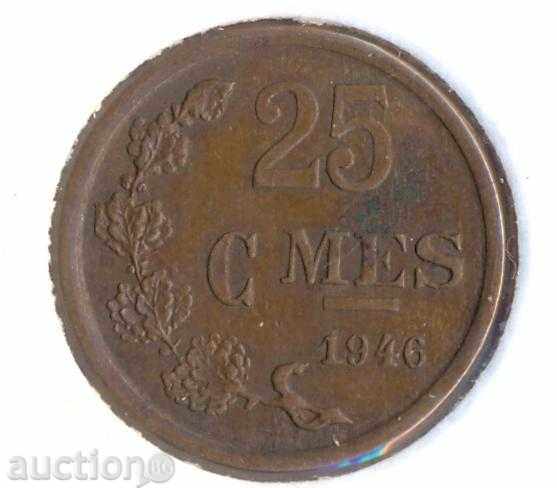 Λουξεμβούργο 25 centimes 1946