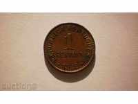 Portugal 1 Центаво 1918 Rare Coin
