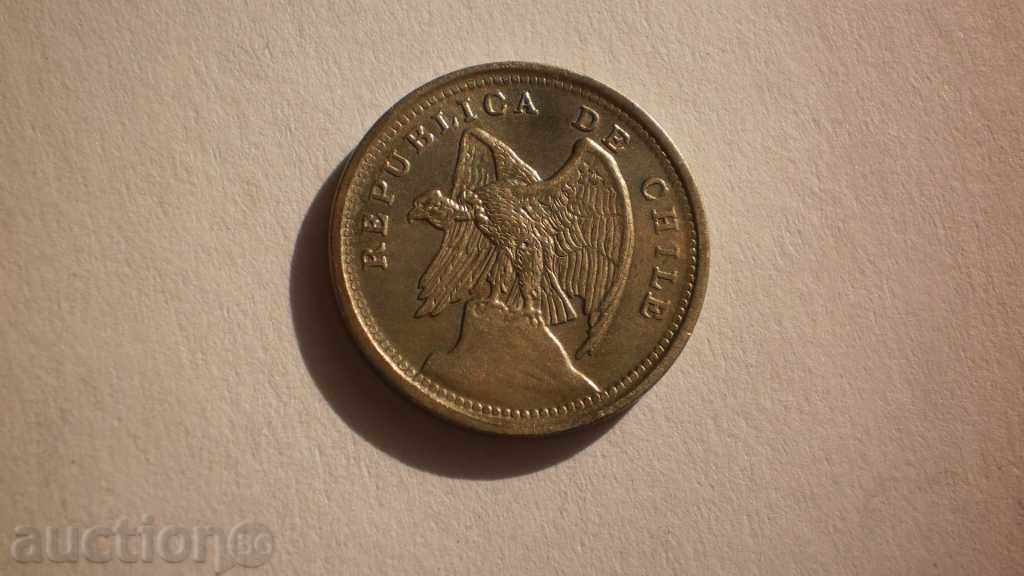 Чили 10 Центаво 1935 Рядка Монета