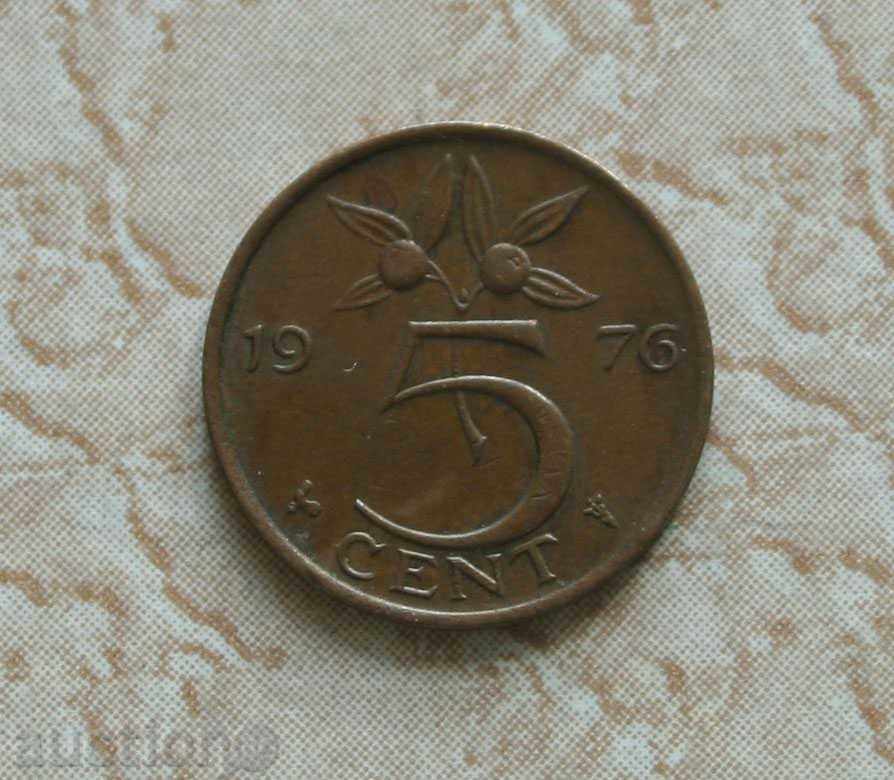 5 cenți 1976 Olanda