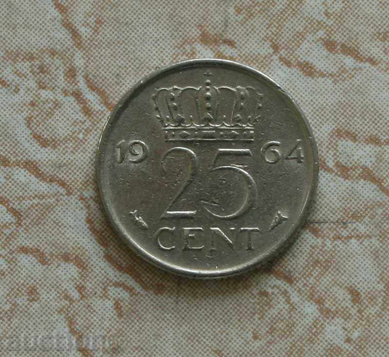 25 цента 1964  Холандия