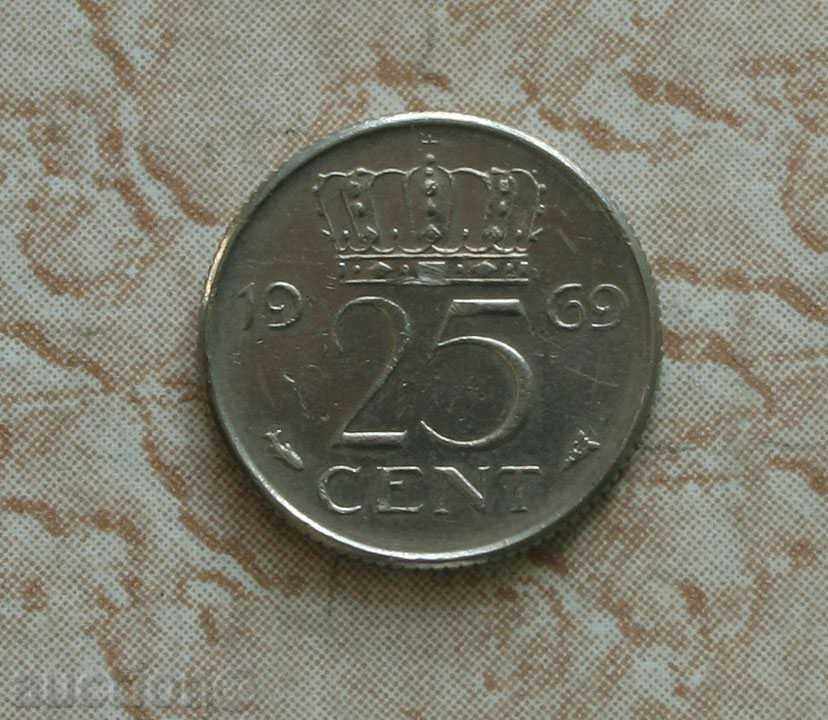 25 цента 1969  Холандия