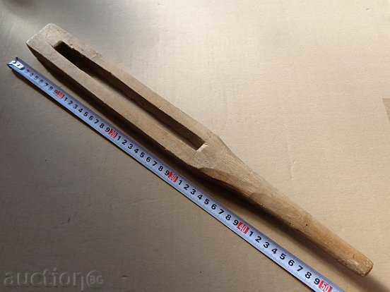 An old wooden beater, a wooden stick, a wooden stick with price 39.00 BGN | € 19.94