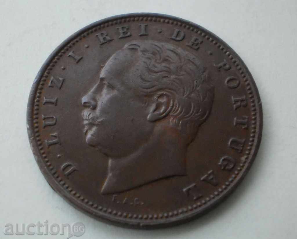 X REIS 1884 Portugal Luiz I with price € 7.67 | 15.00 BGN X REIS 1884 Portugal Luiz I with price € 7.67 | 15.00 BGN