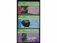 Lot of 3 phone cards, United Kingdom