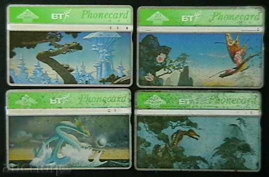 Παρτίδα 4 τηλεκάρτες, Ηνωμένο Βασίλειο