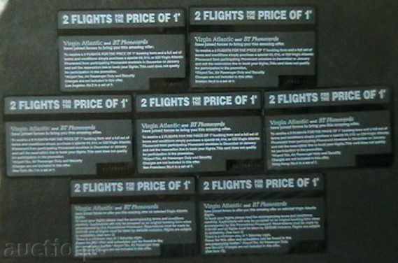 Lot of 7 phone cards, United Kingdom with price 10.00 BGN | € 5.11