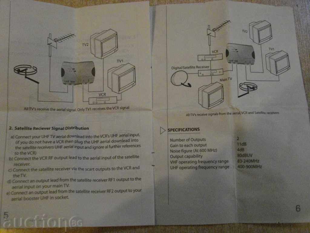 TV Amplifier No 020707 - 7 TV Amplifier No 020707 - 7