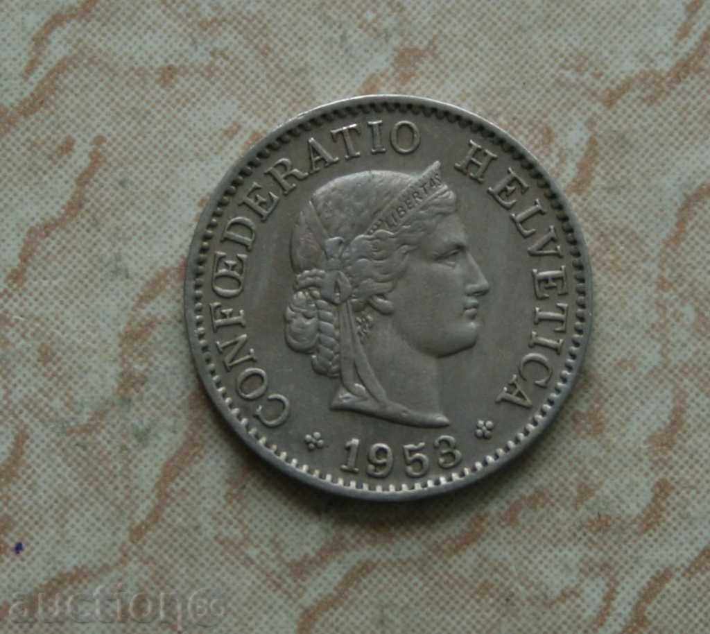 5 1953 Elveția rapel cu preț € 0.41 | 0.80 BGN