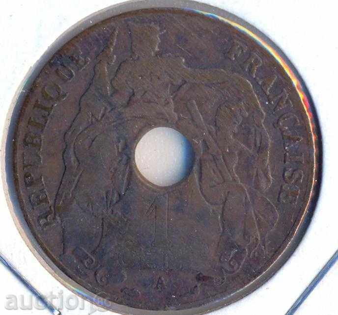French Indochina 1 cent 1926 year