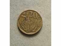 20 cents 1994 South Africa
