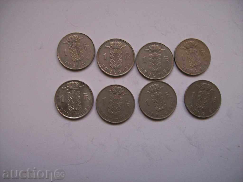 Lot coins 1 franc Belgium with price 4.00 BGN | € 2.05 Lot coins 1 franc Belgium with price 4.00 BGN | € 2.05