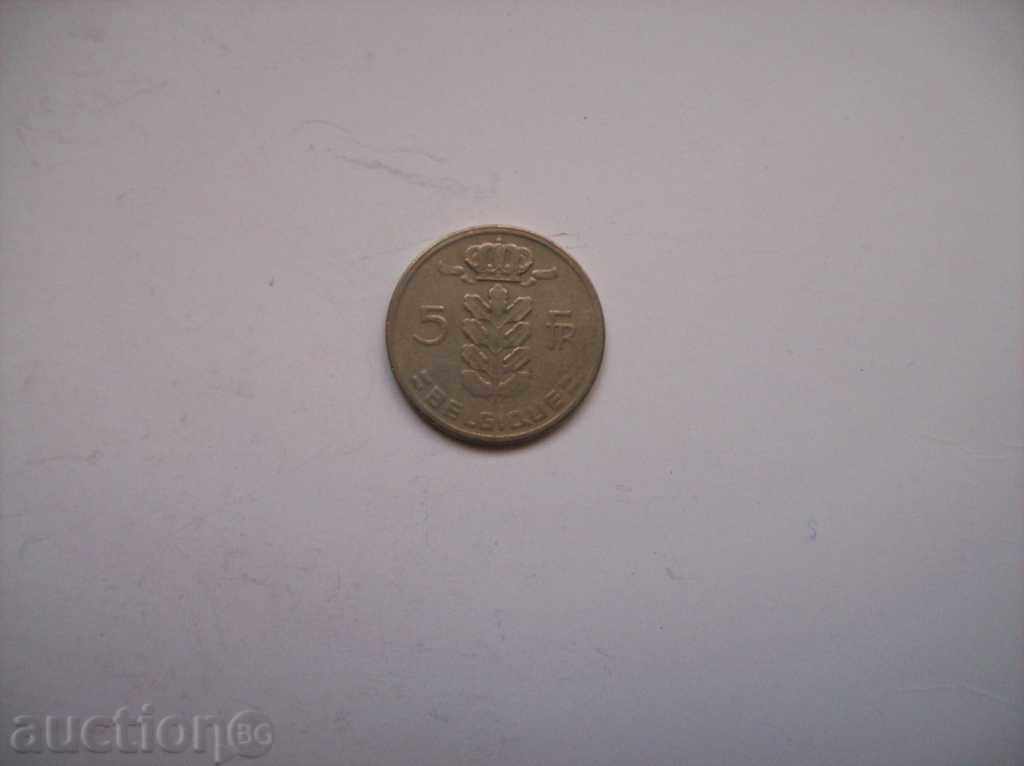 5 franci 1966 Belgia