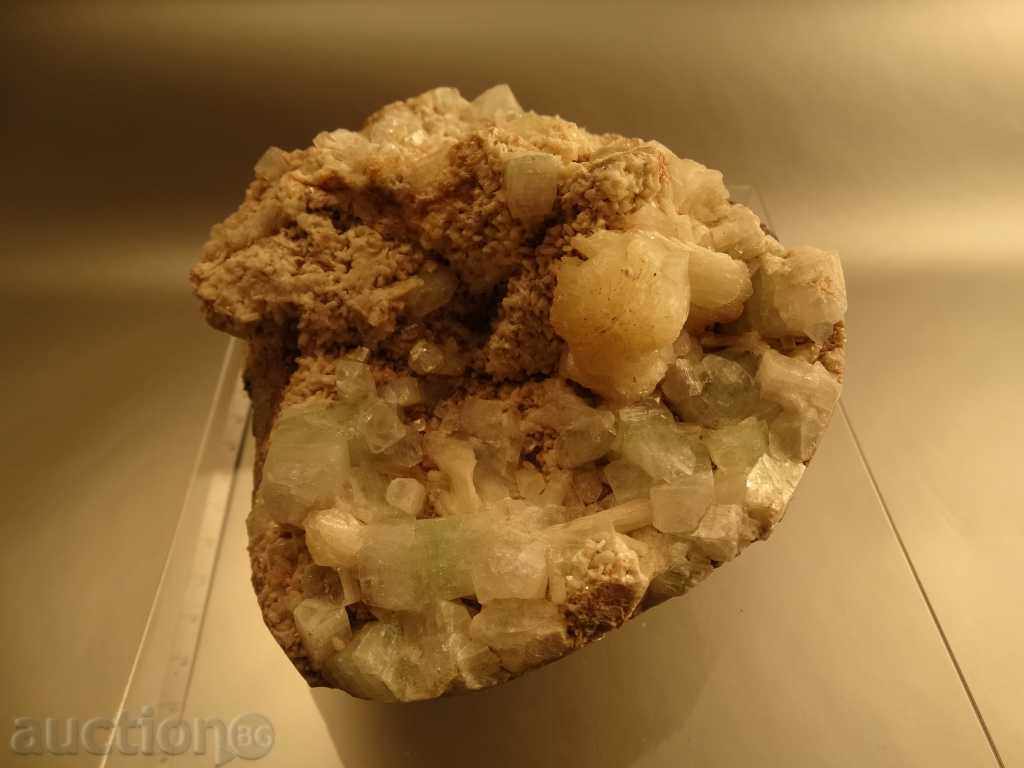 Apophilite - stilbit - druze - 5 Apophilite - stilbit - druze - 5