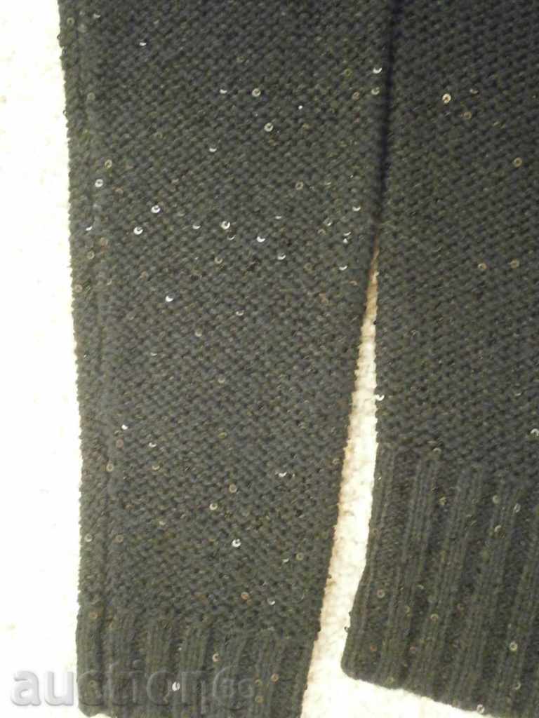 Аукцион Черна машинно плетена блуза T A L L Y W E I J L, нова, разм Аукцион Черна машинно плетена блуза T A L L Y W E I J L, нова, разм