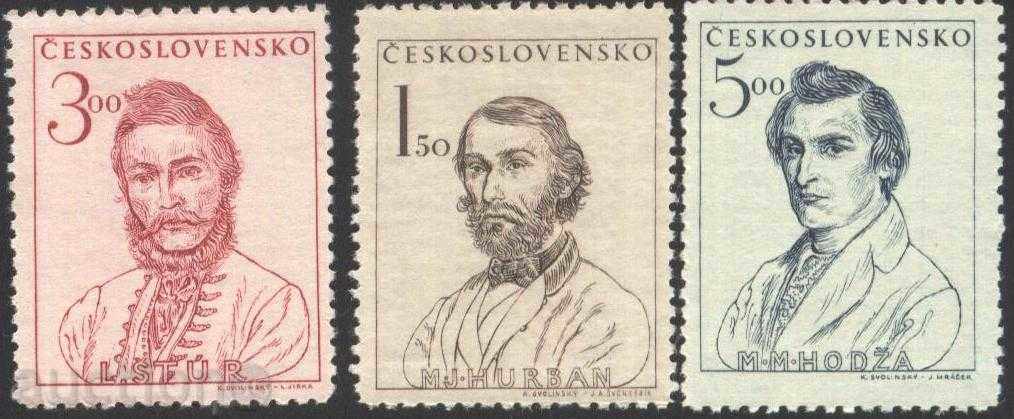 Чисти марки 100 год. Словашко въстание 1948  от Чехословакия