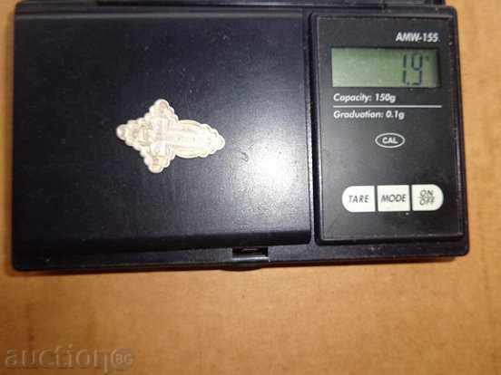 Old Russian silver cross, cross, jewel, jewel - 5