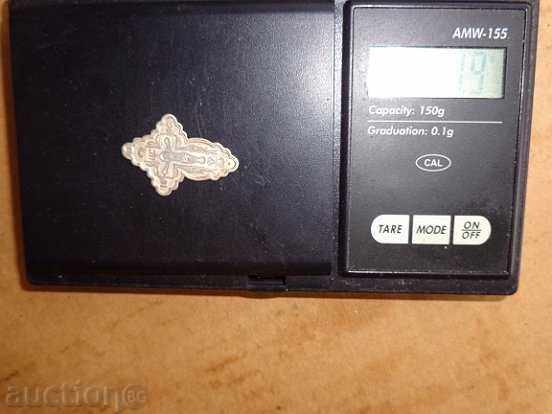 Old Russian silver cross, cross, jewel, jewel - 6