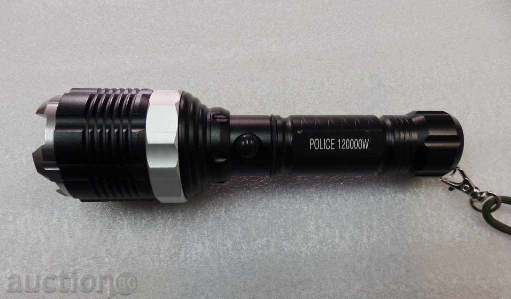Powerful LED flashlight with price 33.50 BGN | € 17.13 Powerful LED flashlight with price 33.50 BGN | € 17.13