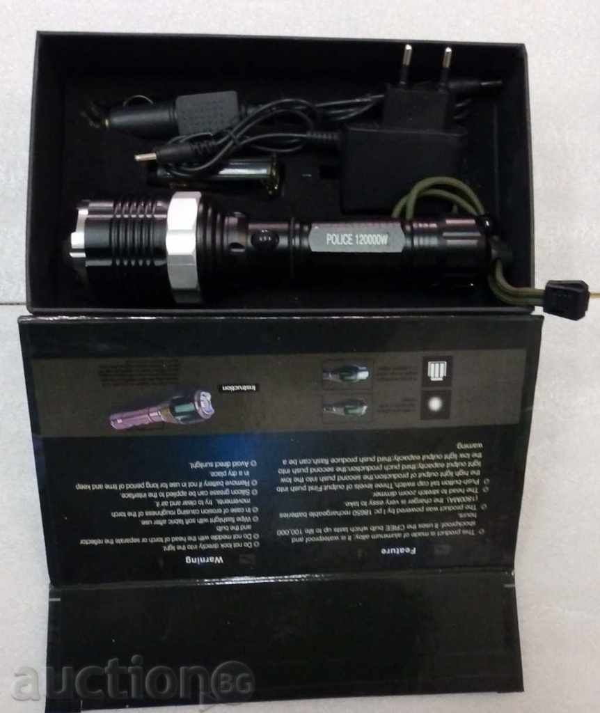 Auction Powerful LED flashlight Auction Powerful LED flashlight