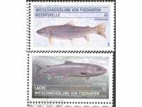 Чисти  марки  Риби  2014 от Германия