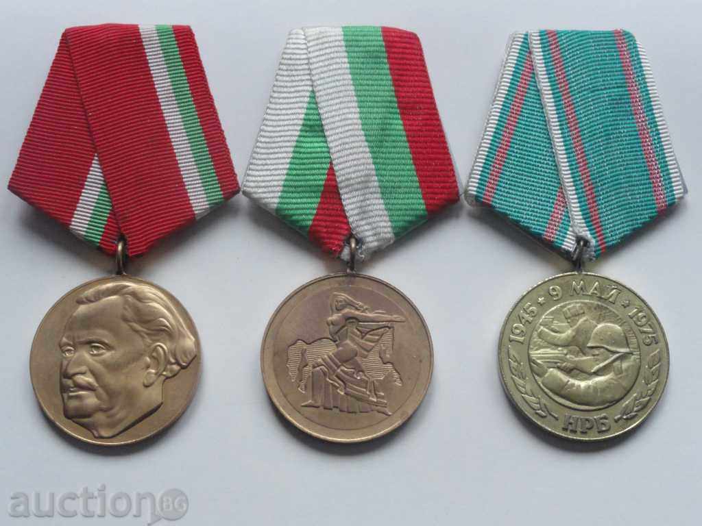 Lot of social medals - 3 pieces - 5 Lot of social medals - 3 pieces - 5