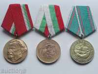 Lot of social medals - 3 pieces