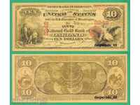 (Αναπαραγωγή) Δολάρια ΗΠΑ 10 "χρυσού" 1874 UNC • '')