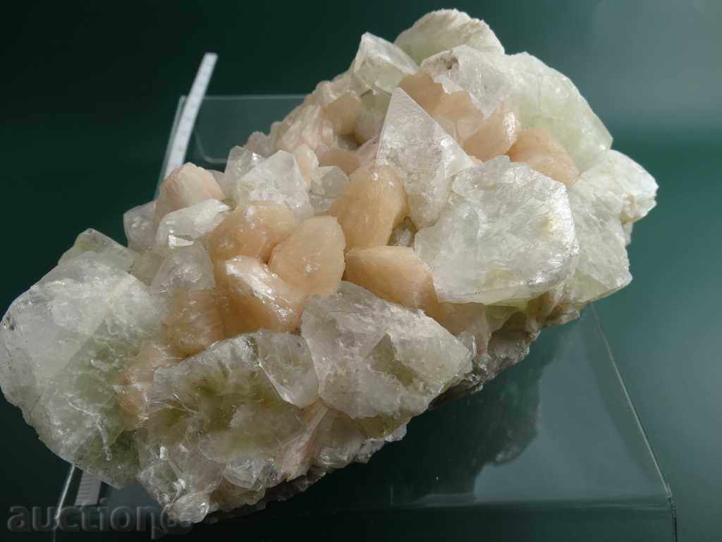 Апофилит - стилбит - друза - 6