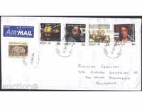 Пътувал плик с марки   от Австралия