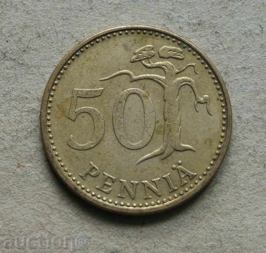 50 penny 1972 Finland