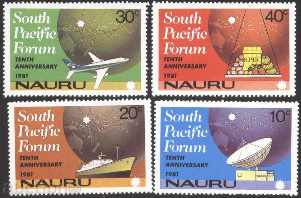 Pure Brands South Pacific Forum Aircraft Ship 1982 Nauru
